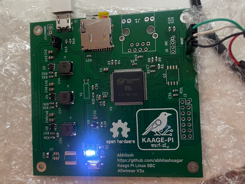 Kaage Pi booting Linux